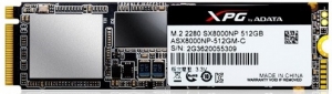 Adata XPG SX6000 Pro 512Gb M.2 NVMe SSD
